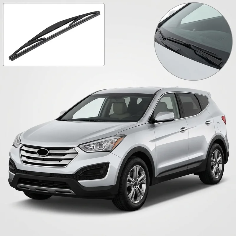 Passenger Side Wiper Blade for Hyundai Santa Fe Sport (2013 - 2018) - 1